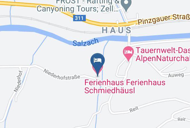 Zell Am See - Ferienhaus Ferienhaus Schmiedhausl Maps
