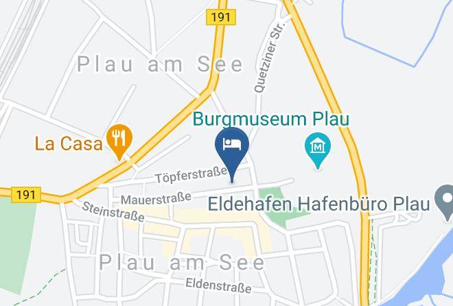 Ludwigslust Parchim - Ferienhaus Ferienwohnung Plauer Burgblick Maps