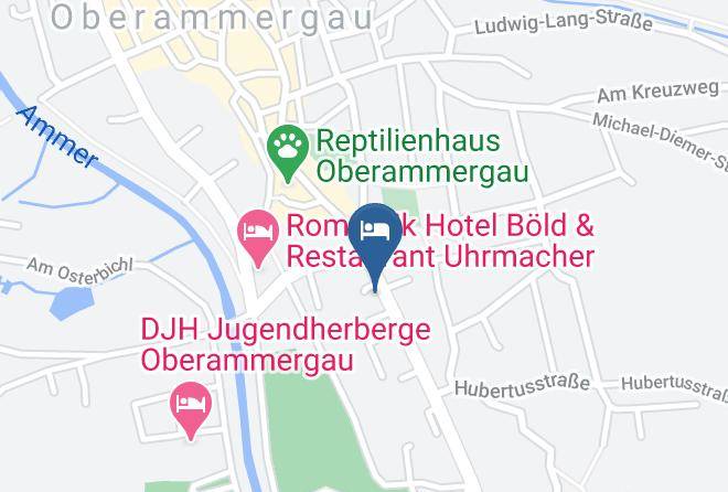 Garmisch Partenkirchen - Ferienhaus Ferienwohnungen Oischinger Zwink Oberammergau Maps