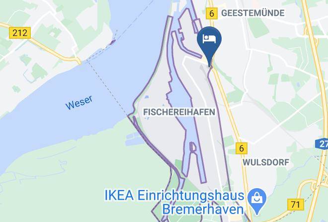 Bremerhaven - Ferienhaus Fischerhaus Bremerhaven Maps