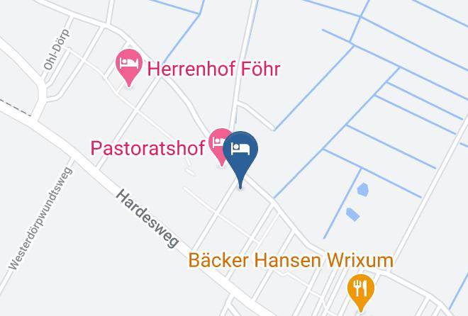 Nordfriesland - Ferienhaus Fohrperle Insel Fohr Exklusiv Maps