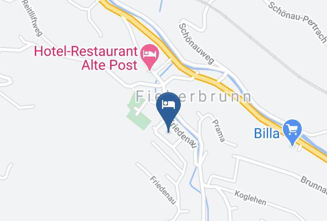 Kitzbuhel - Ferienhaus Friedenau Maps