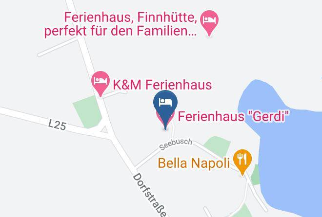 Mecklenburgische Seenplatte - Ferienhaus Gerdi Maps