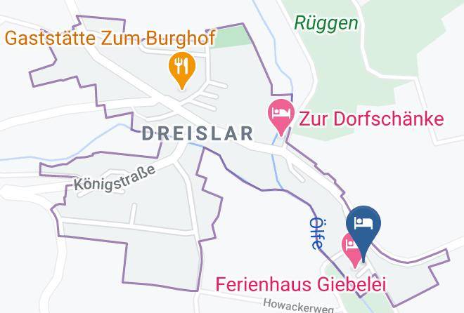Hochsauerlandkreis - Ferienhaus Giebelei Maps