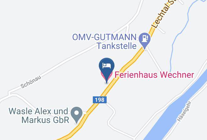 Reutte - Ferienhaus Gruppen Familienunterkunft Grillgarten Maps