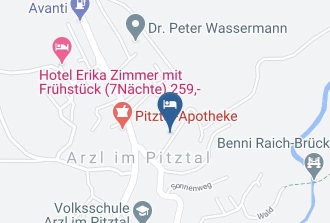 Imst - Ferienhaus Gundolf Arzl I Pitztal Maps