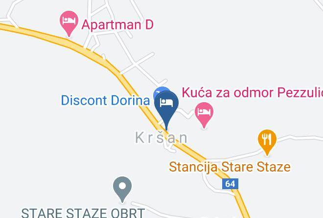 Krsan - Ferienhaus Haus Albino Kroatien Maps