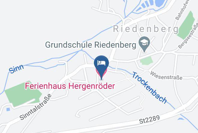 Bad Kissingen - Ferienhaus Hergenroder Maps