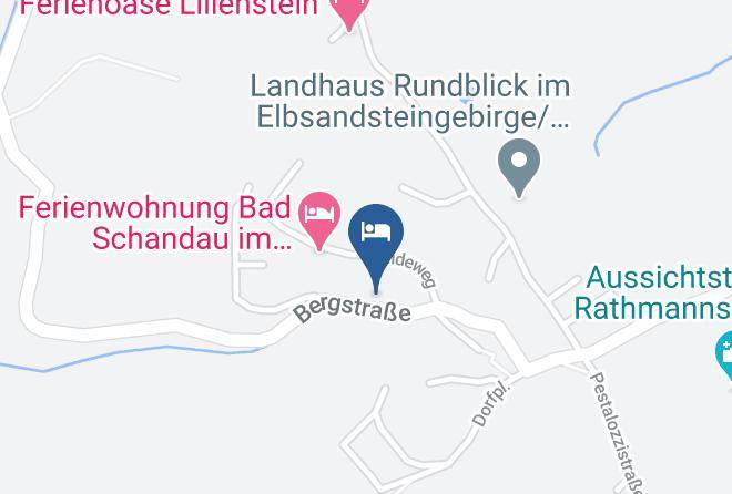 Sachsische Schweiz Osterzgebirge - Ferienhaus Herta Maps