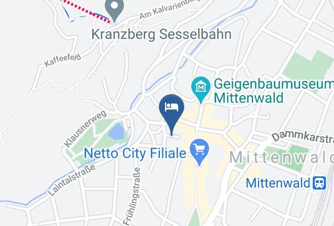 Garmisch Partenkirchen - Ferienhaus Hoglhaus Maps
