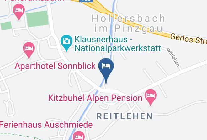 Zell Am See - Ferienhaus Islitzer Maps