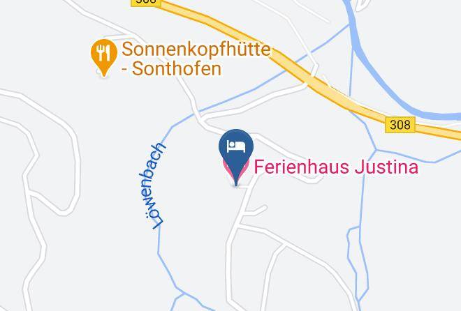 Oberallgau - Ferienhaus Justina Maps