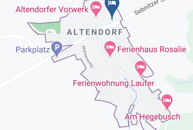 Sachsische Schweiz Osterzgebirge - Ferienhaus Kirpal Maps
