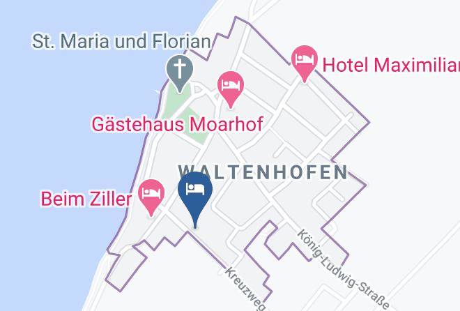 Ostallgau - Ferienhaus Kristall Maps
