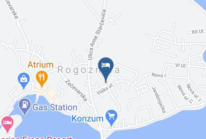 Rogoznica - Ferienhaus Ljubica Maps