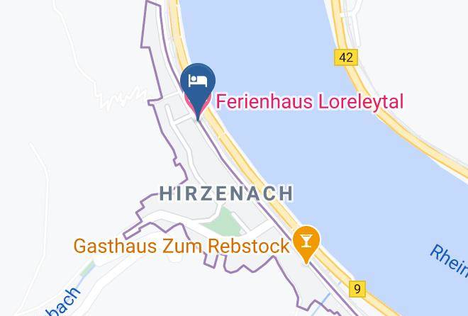 Rhein Hunsruck Kreis - Ferienhaus Loreleytal Maps