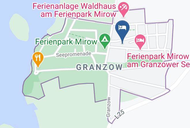 Mecklenburgische Seenplatte - Ferienhaus Mirow Maps