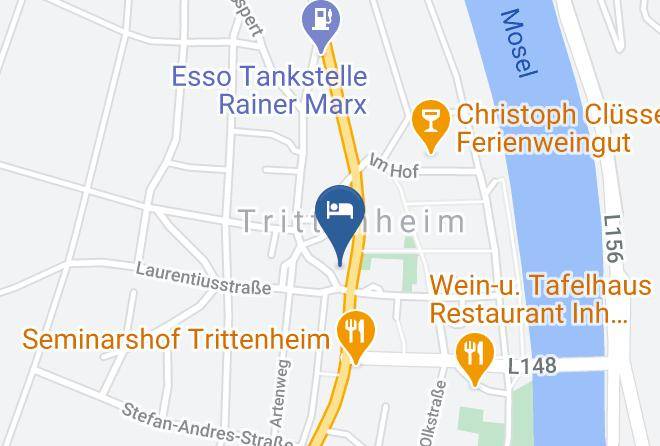 Trier Saarburg - Ferienhaus Moselkloster Maps