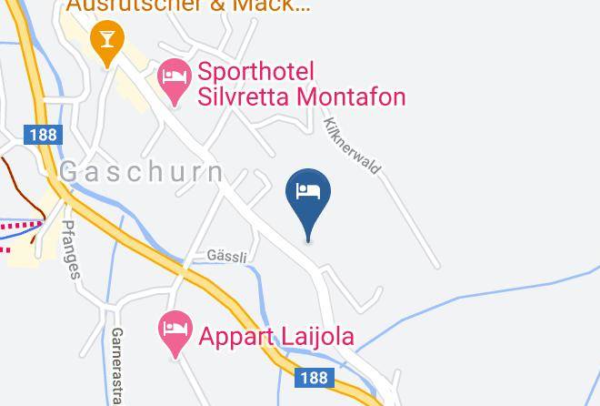 Bludenz - Ferienhaus Pfeifer Maps