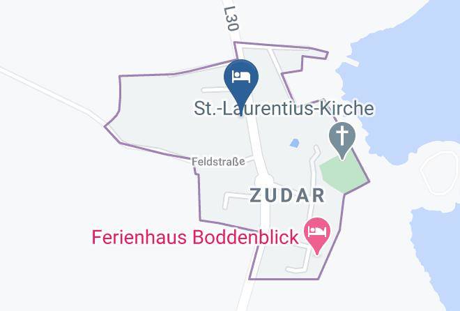 Vorpommern Rugen - Ferienhaus Rickmann Zudar Rugen Ostsee Maps