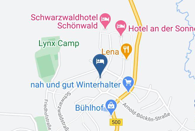 Schwarzwald Baar Kreis - Ferienhaus Schonwald Maps