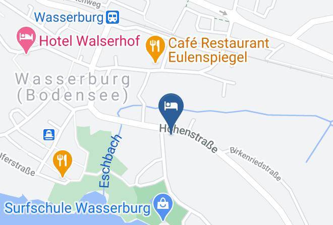 Lindau - Ferienhaus Seezeichen Reutener Strase Wasserburg Maps