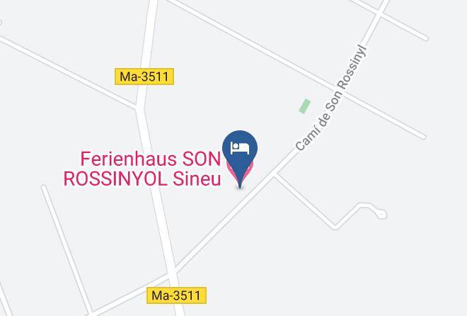 Baleares - Ferienhaus Son Rossinyol Sineu Maps