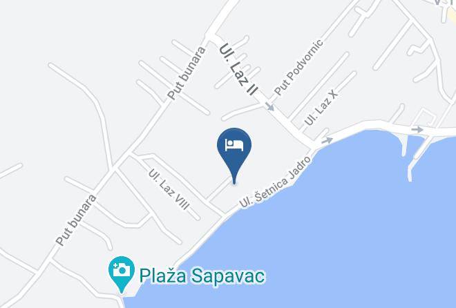 Vir - Ferienhaus Suva Punta Maps