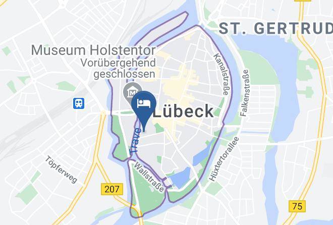 Lubeck - Ferienhaus Teehaus Maps