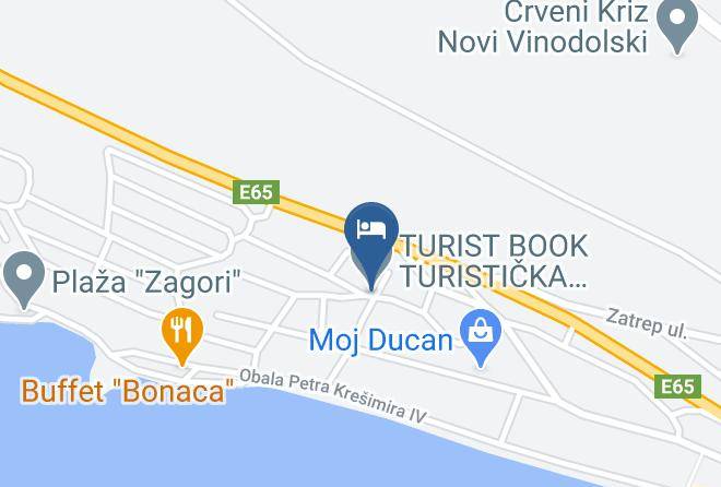 Novi Vinodolski - Ferienhaus Tiho Novi Vinodolski Maps