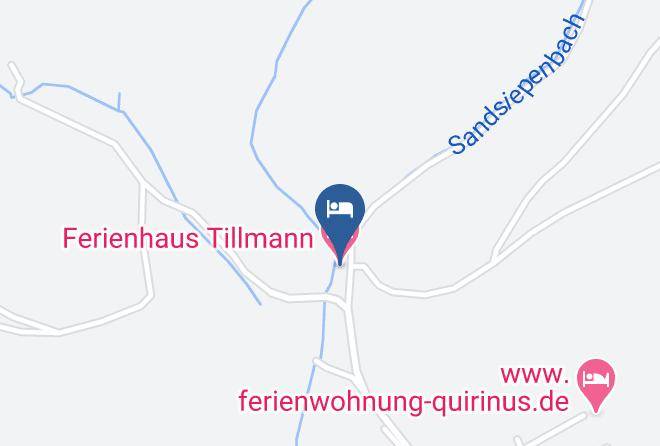 Hochsauerlandkreis - Ferienhaus Tillmann Maps