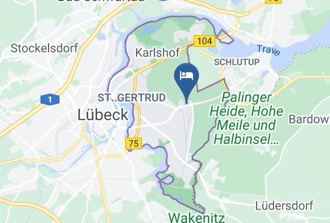 Lubeck - Ferienhaus Trude 44 Lubeck Maps
