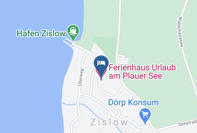Mecklenburgische Seenplatte - Ferienhaus Urlaub Am Plauer See Maps
