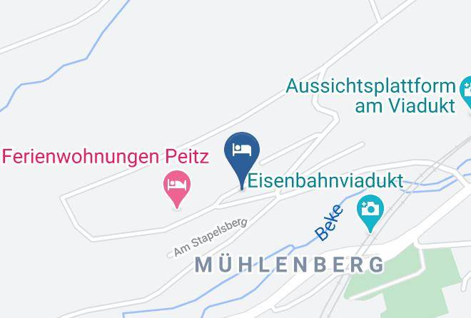 Paderborn - Ferienhaus Viaduktblick Maps