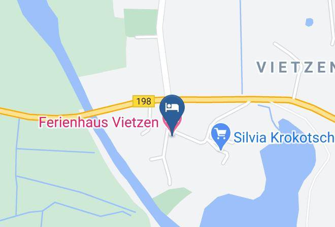 Mecklenburgische Seenplatte - Ferienhaus Vietzen Maps