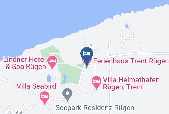 Vorpommern Rugen - Ferienhaus Trent Rugen Maps