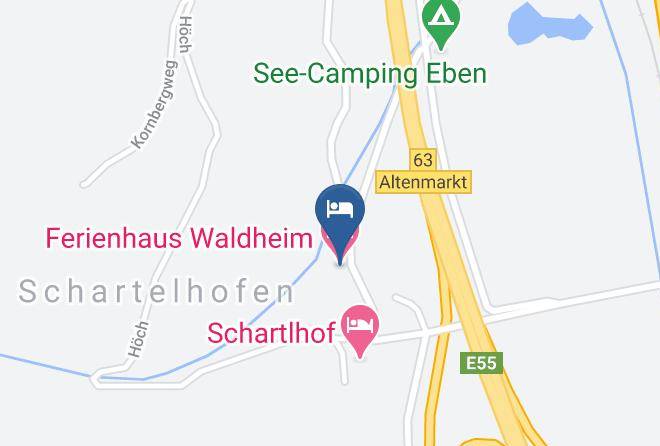 Sankt Johann Im Pongau - Ferienhaus Waldheim Maps