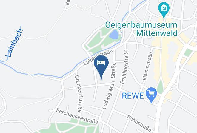 Garmisch Partenkirchen - Ferienhaus Zerhoch Maps