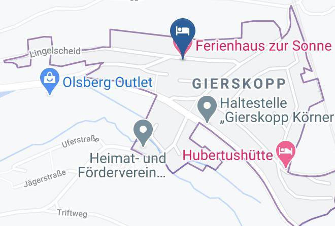 Hochsauerlandkreis - Ferienhaus Zur Sonne Maps