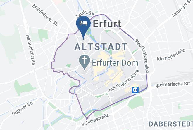 Erfurt - Ferienhaus Zur Weisen Lilie Maps