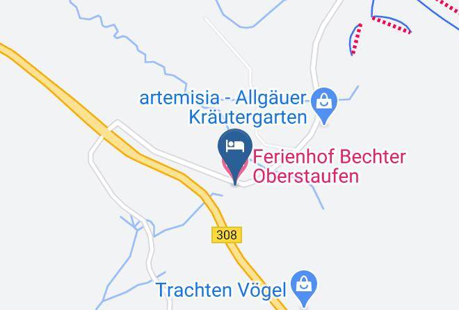 Oberallgau - Ferienhof Bechter Oberstaufen Maps