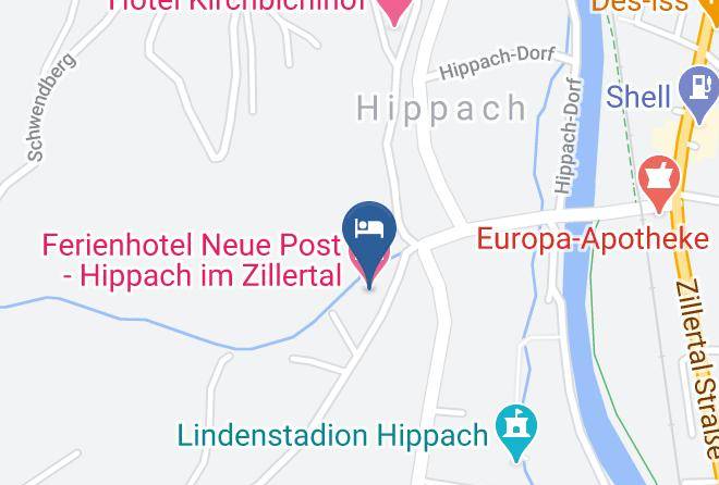 Schwaz - Ferienhotel Neue Post Hippach Im Zillertal Maps