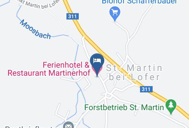 Zell Am See - Ferienhotel & Restaurant Martinerhof Maps