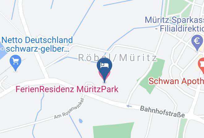 Mecklenburgische Seenplatte - Ferienresidenz Muritzpark Maps