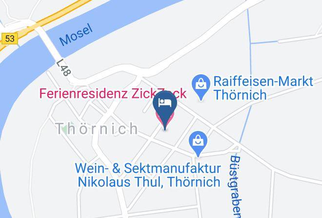 Trier Saarburg - Ferienresidenz Zickzack Maps