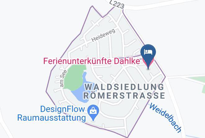 Rhein Hunsruck Kreis - Ferienunterkunfte Dahlke Maps