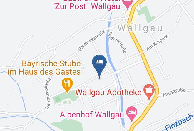 Garmisch Partenkirchen - Ferienwohnung Alpenwelt Maps