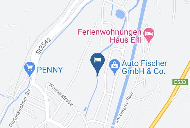 Garmisch Partenkirchen - Ferienwohnung Am Landbach Maps