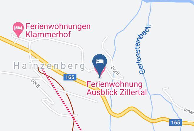 Schwaz - Ferienwohnung Ausblick Zillertal Maps