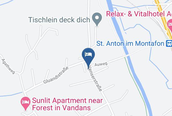 Bludenz - Ferienwohnung Bergblick Vandans Maps